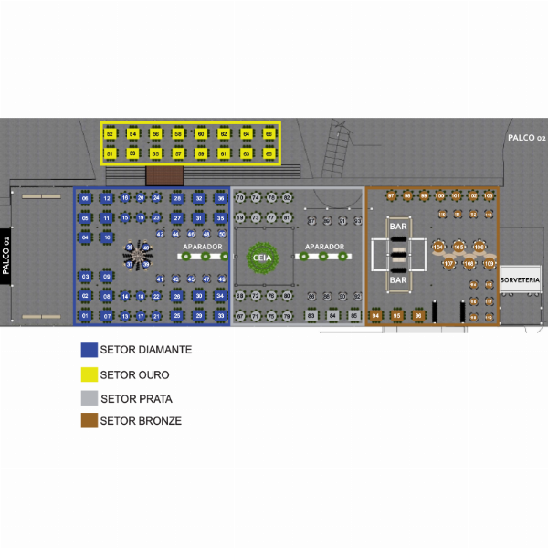 Mapa do evento