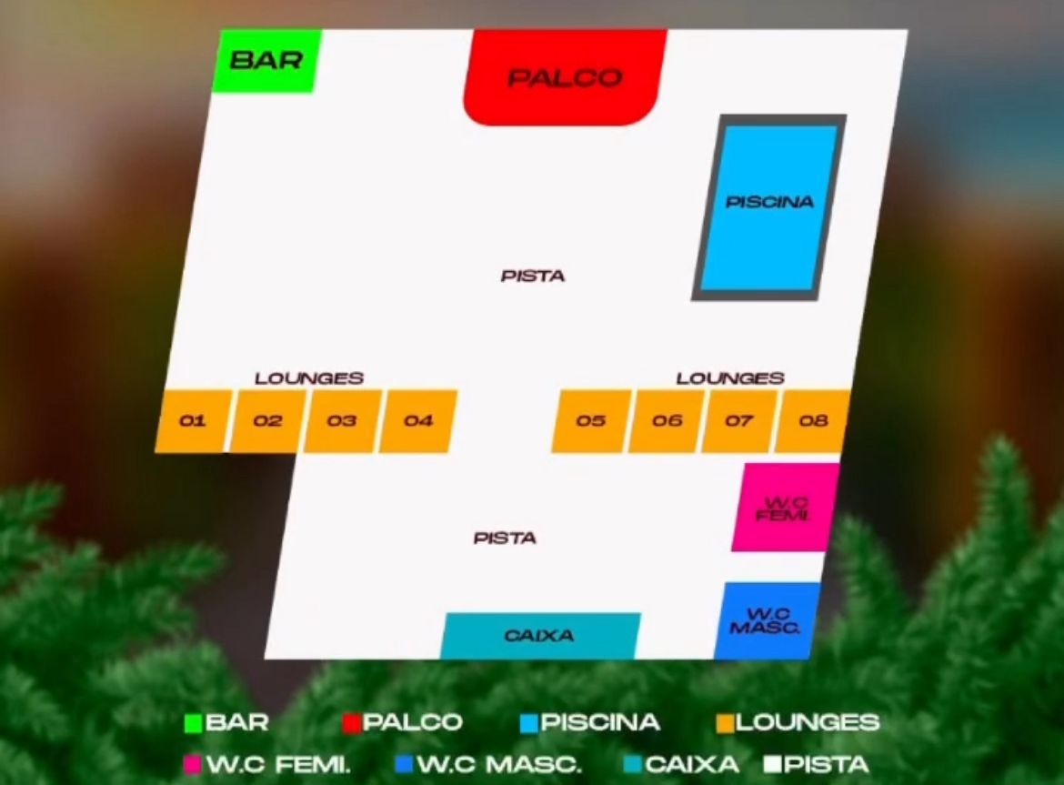 Mapa do evento